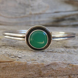Green Chrysoprase Cuff Bracelet