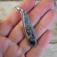 Montana agate drop pendant