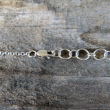 Lobster Clasp and Adjustable Sterling Silver Chain