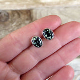 New Land and sterling silver stud earrings on hand