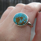 Pilot Mountain turquoise ring