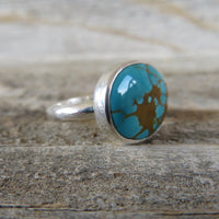 Pilot Mountain turquoise ring
