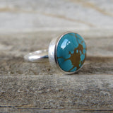 Pilot Mountain turquoise ring
