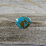 Pilot Mountain turquoise ring