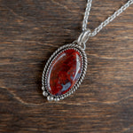 RED AGATE PENDANT
